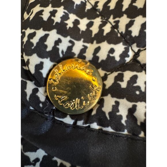 Telluride Clothing Company Black & White Quilted Lightweight Puffer Vest Size M - Picture 2 of 10